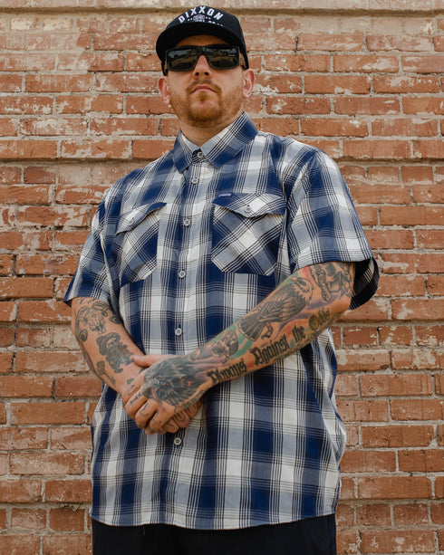 BELMONT BAMBOO SHORT SLEEVE BUTTON UP - MENS